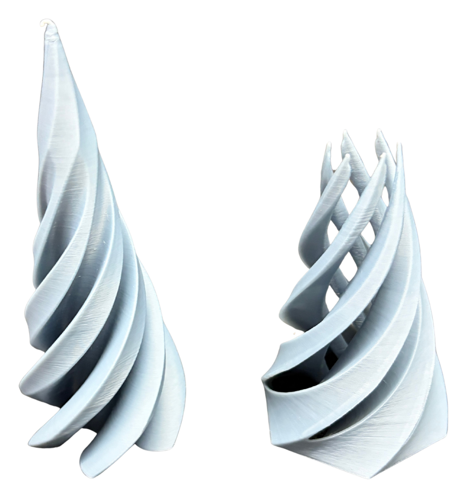 Printed spiral twist sculptures 3D print